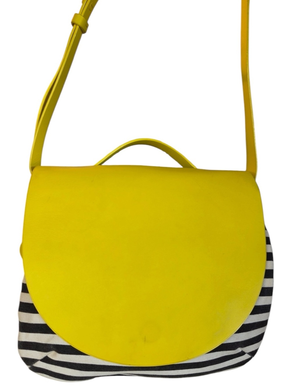 Kate Spade Saturday Striped Crossbody Bag in Yellow & Black